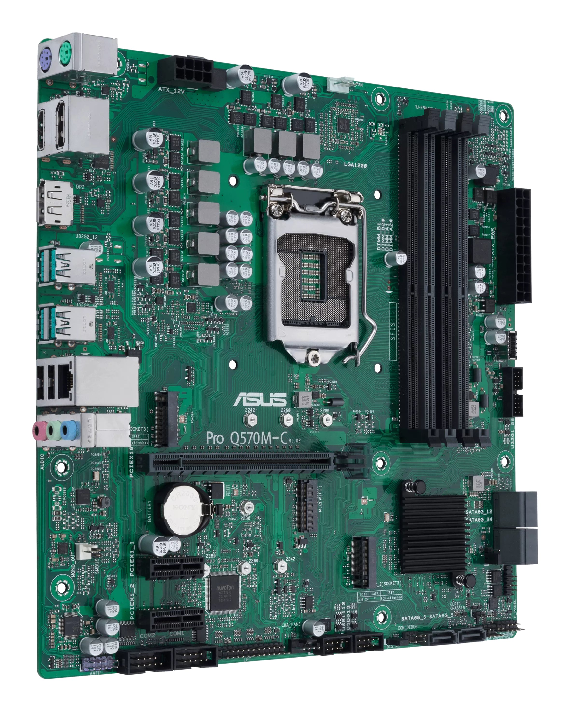 ASUS PRO Q570M-C/CSM Intel Q570 LGA 1200 (Socket H5) micro ATX