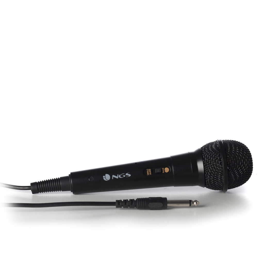 NGS Singer Fire Microphone de Karaoké, Noir