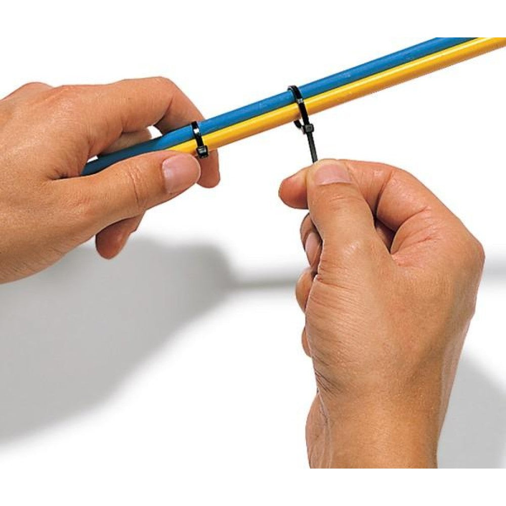 Techly 280 x 4.8mm serre-câbles Nylon Noir 100 pièce(s)