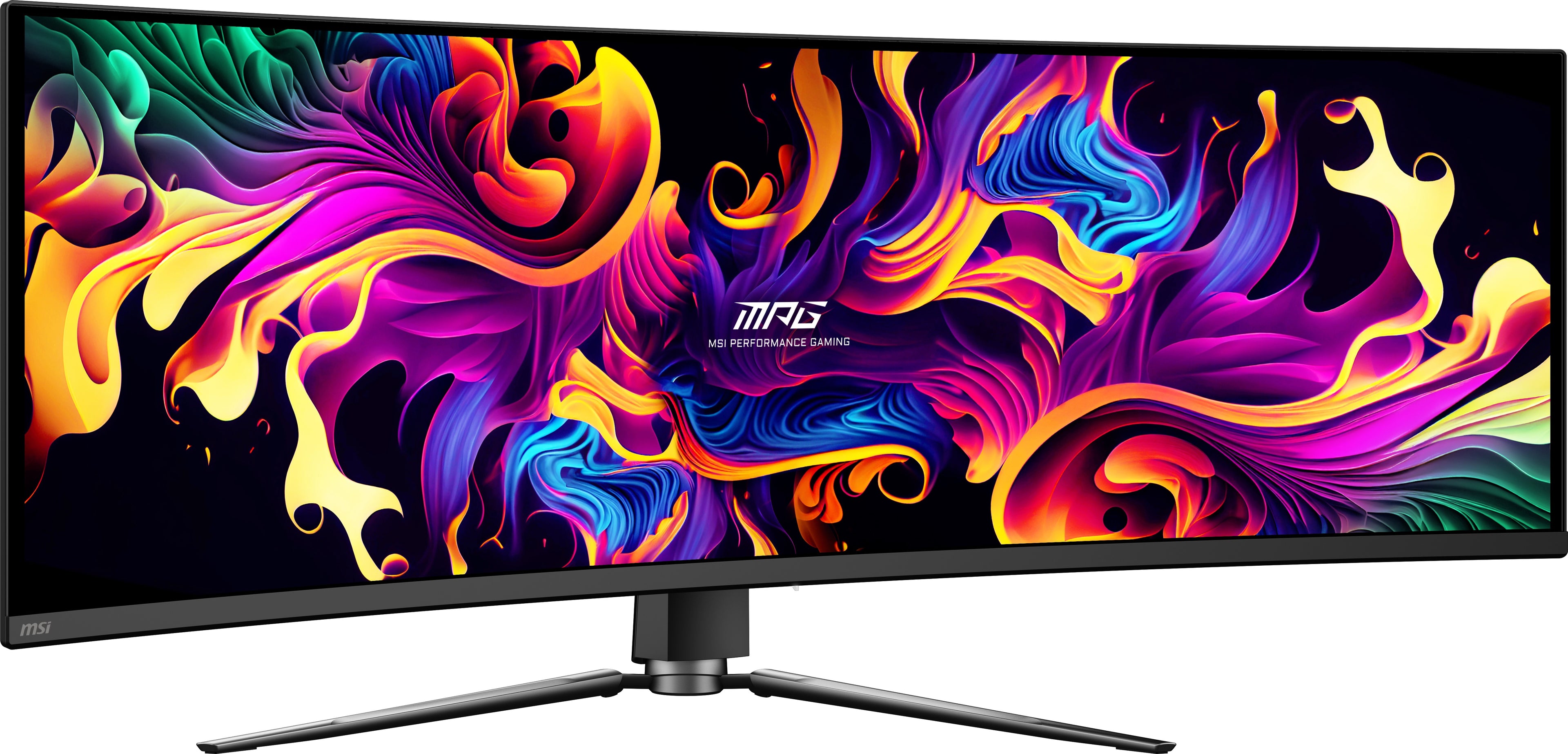 MSI MPG 491CQPX QD-OLED écran plat de PC 124,5 cm (49") 5120 x 1440 pixels Dual QHD Noir