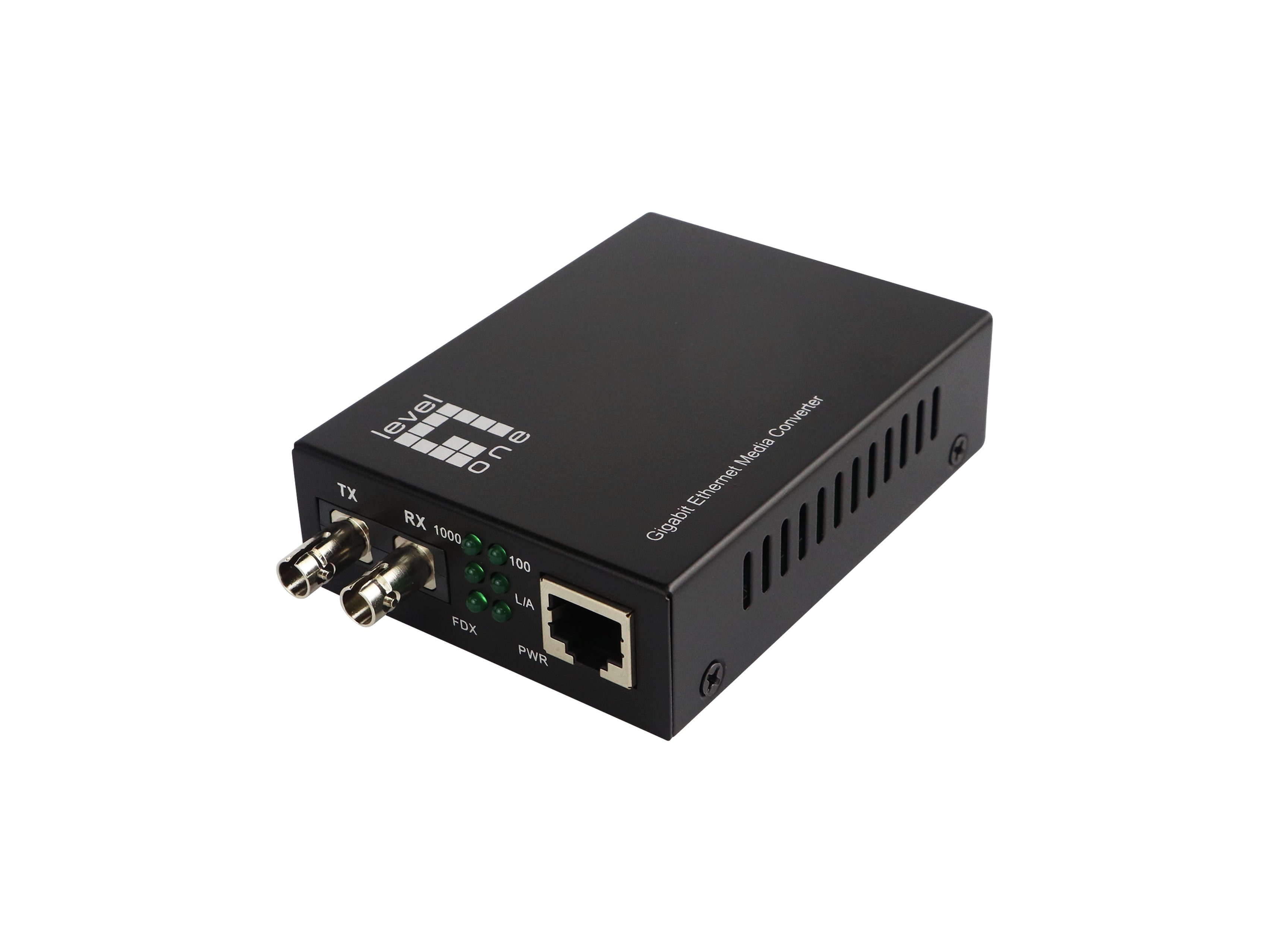 LevelOne GVT-2003 convertisseur de support réseau 1000 Mbit/s 1310 nm Monomode Noir