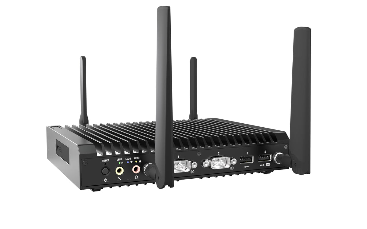 Lenovo ThinkEdge SE10 Mini PC Intel Atom x6425RE 8 Go DDR4 256 Go SSD Windows 11 IoT Enterprise Noir