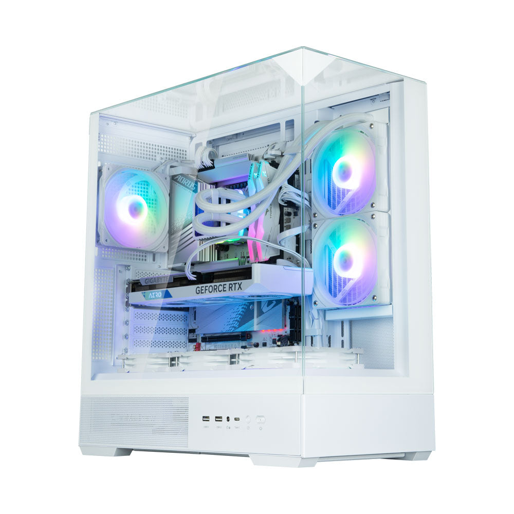 Zalman P40 Prism Boîtier PC Tour ATX Blanc