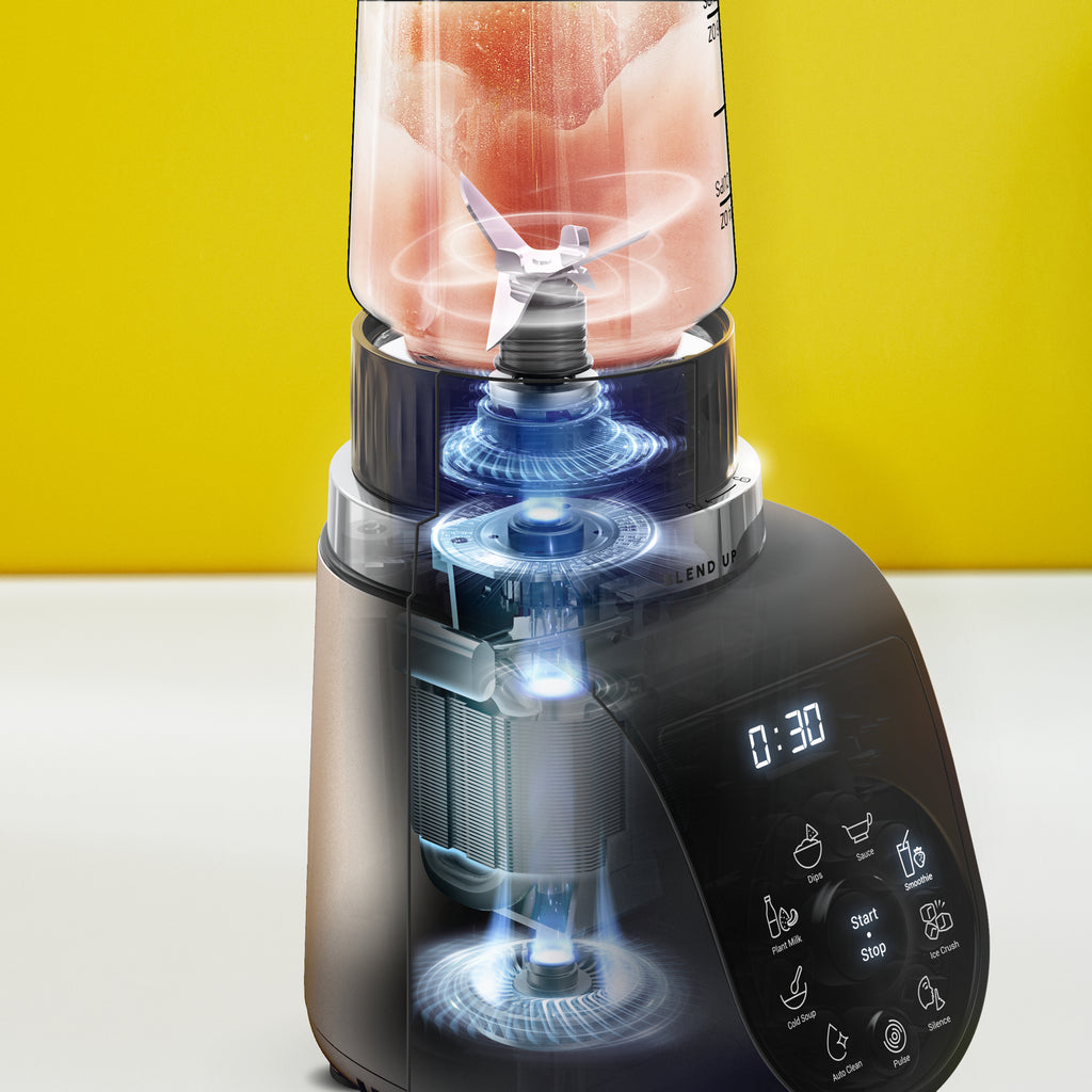 Tefal Blend Up BL190AF0 blender 0,85 L Mélangeur de table 1000 W Beige, Noir, Transparent