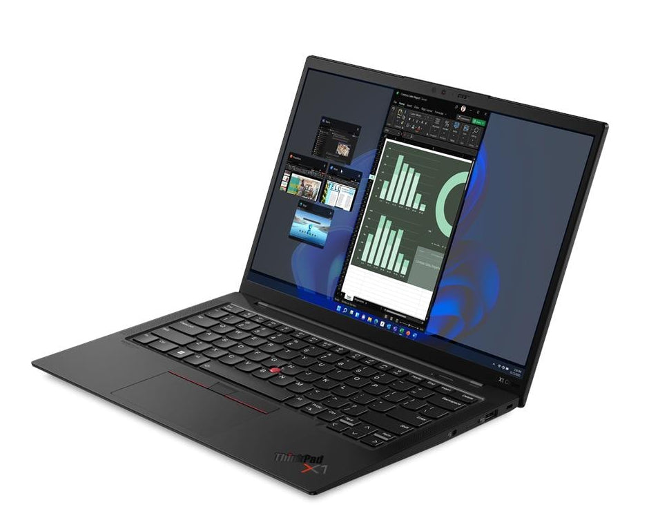 T1A Lenovo ThinkPad X1 Carbon Gen 10 Refurbished Intel® Core™ i7 i7-1265U Ordinateur portable 35,6 cm (14") 16 Go LPDDR5-SDRAM 1 To SSD Windows 11 Pro Noir