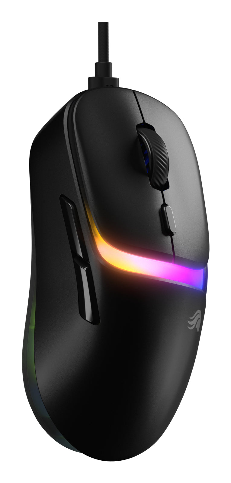 Glorious Gaming Glorious Gaming - Souris gaming filaire Modèle D3 - Ultralégère 57 g, Switch optiques 130M clics, Capteur BAMF 3.0 30k DPI, Suivi 750 IPS, Accélération 50 G, compatible toutes prises en main - Noire
