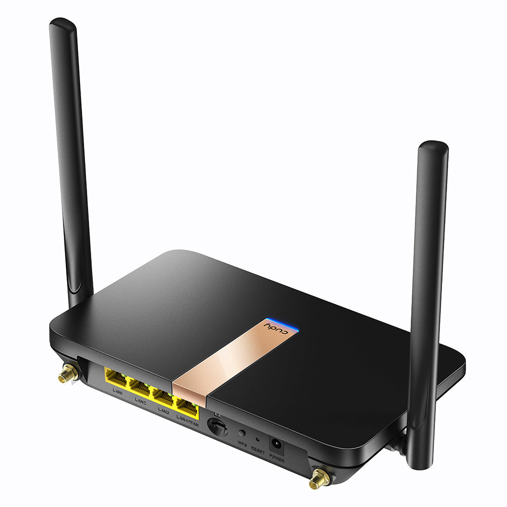 Cudy LT500D Routeur Sans Fil 4G Bi-bande 2,4 GHz / 5 GHz Fast Ethernet, Noir