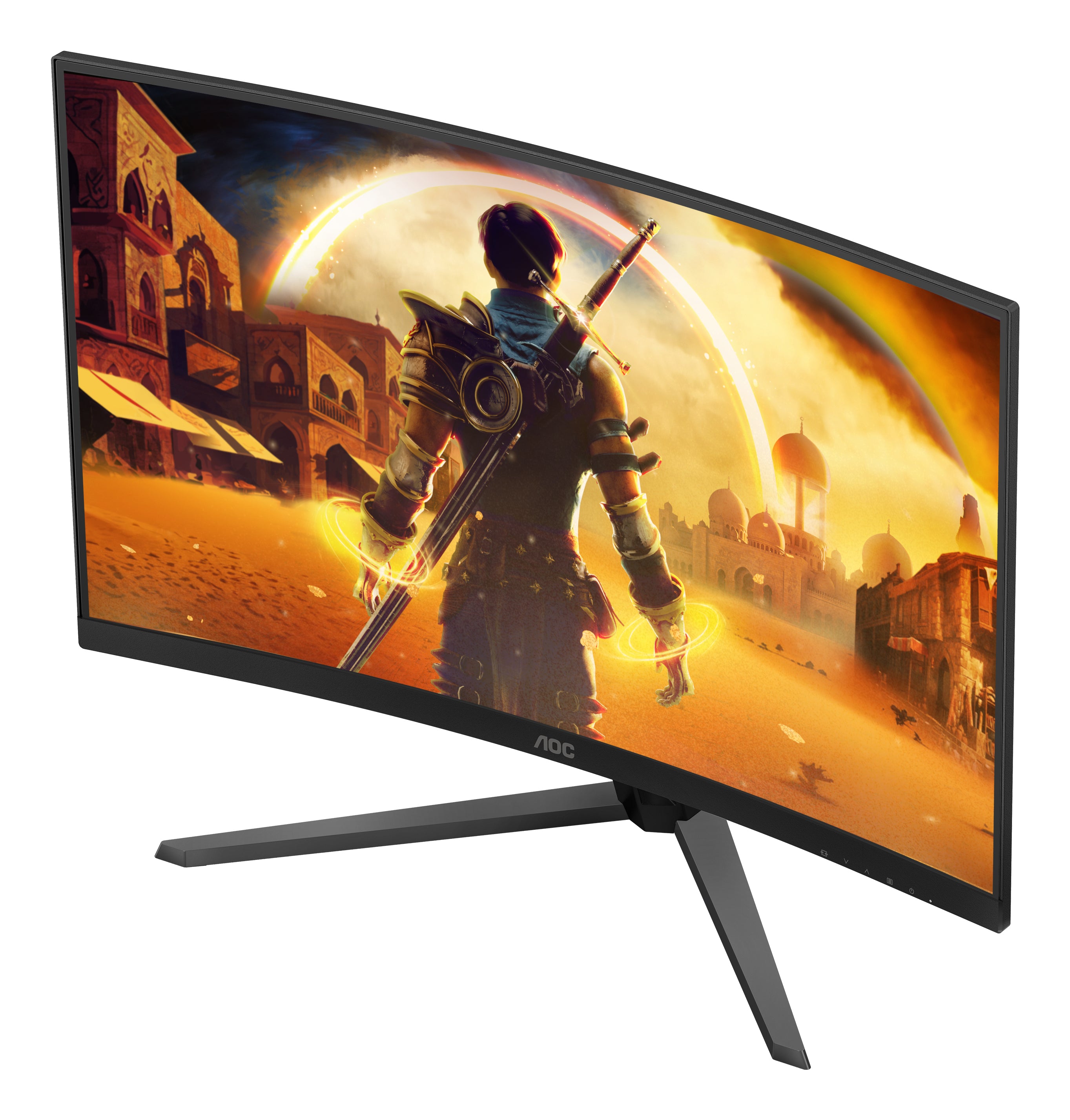 AOC G4 C32G42ZE écran plat de PC 80 cm (31.5") 1920 x 1080 pixels Full HD LED Noir, Rouge