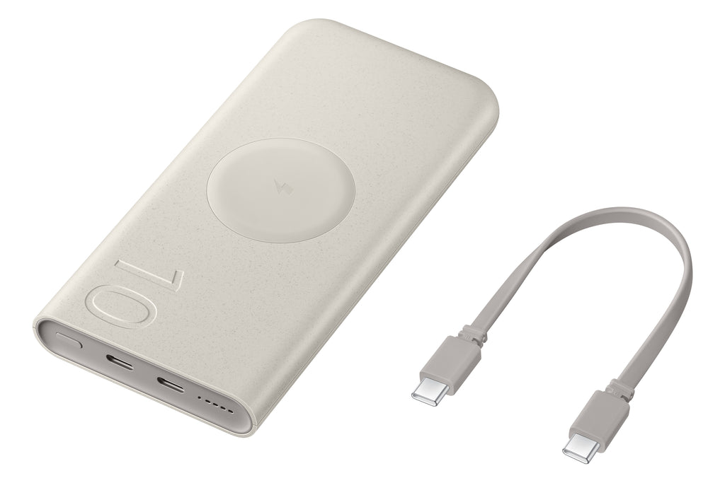 Samsung Samsung EB-U2510XUEGEU banque d'alimentation électrique 10000 mAh Recharge sans fil Beige