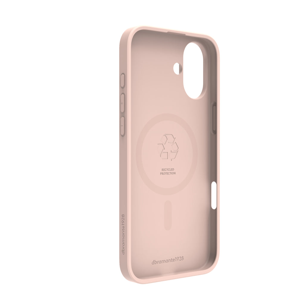 dbramante1928 Greenland Pro MS Coque de Protection pour iPhone 16 Plus 6.7", Rose