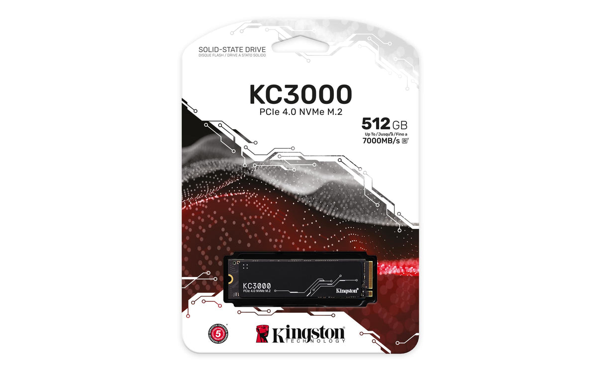 Kingston Technology KC3000 512 Go SSD M.2 2280 NVMe PCIe 4.0