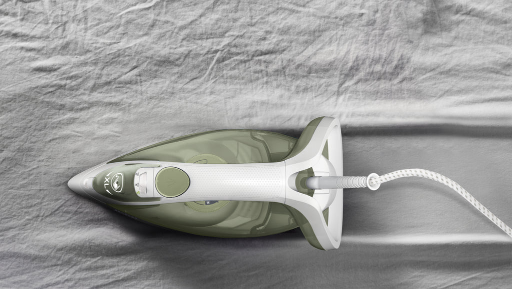 Tefal Easygliss Eco FV5781 Fer à repasser à sec ou à vapeur Semelle Durilium Airglide 2800 W Blanc, Vert - vue 3