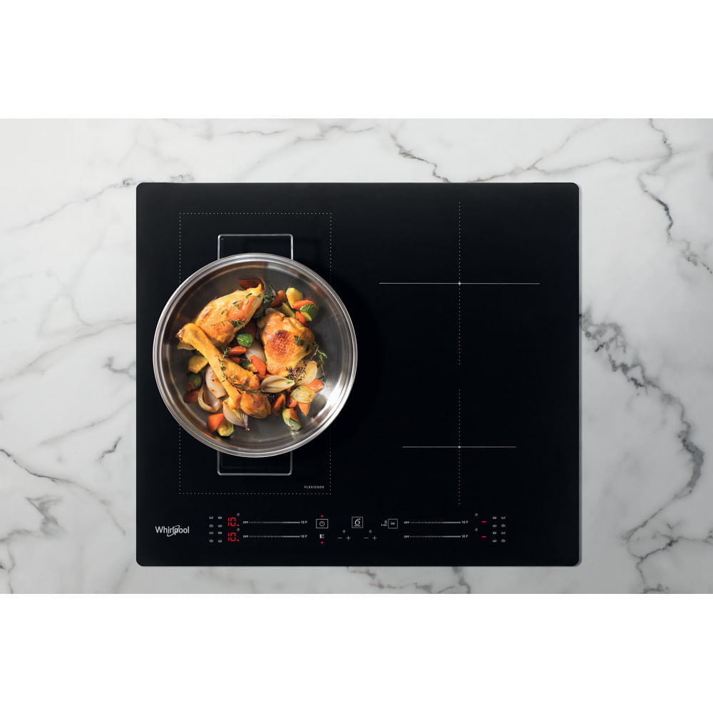 Whirlpool Plaque induction FlexiCook 4 foyers - WLS7960NE -