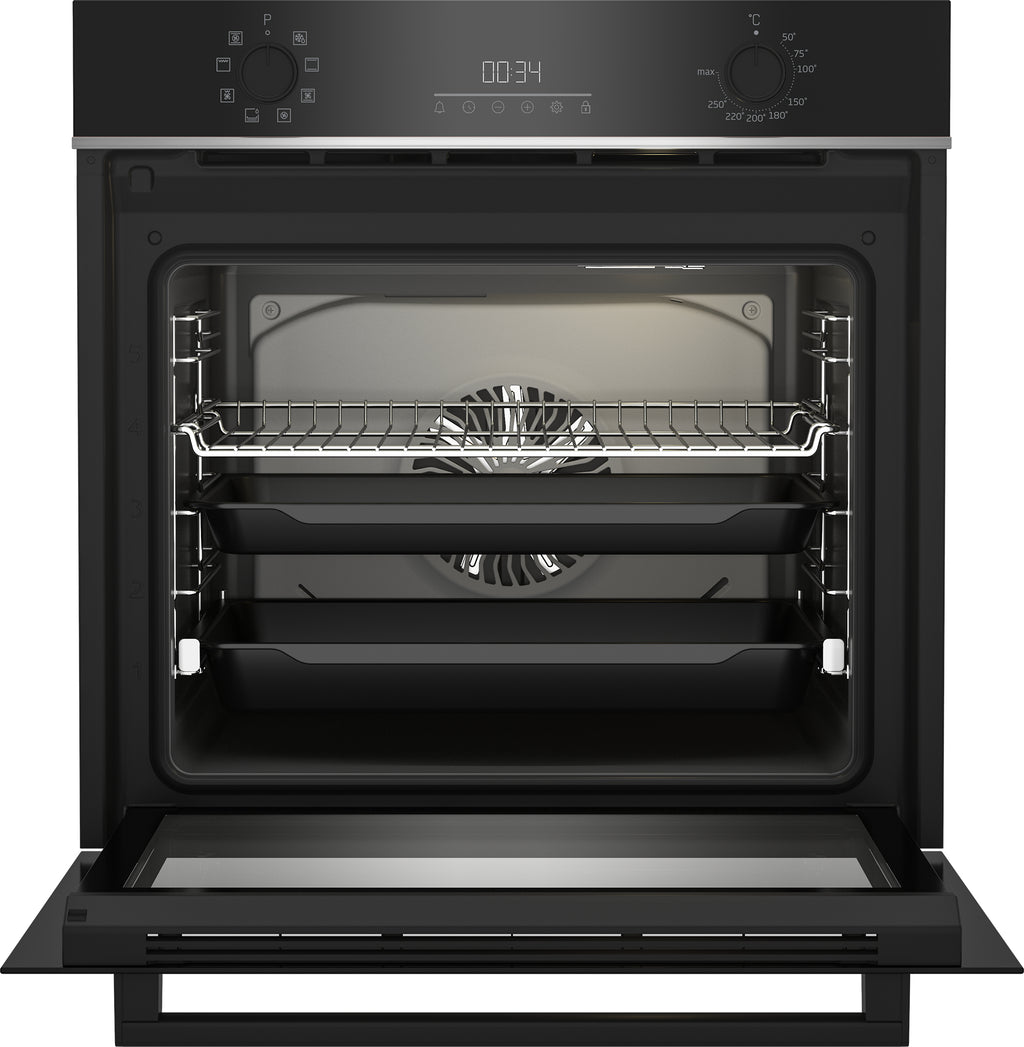 Beko b300 BBIR13300XC four 72 L Noir, Acier inoxydable