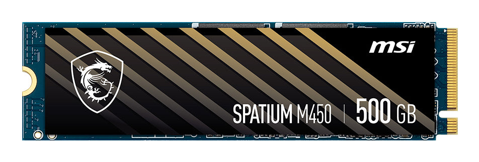 MSI Spatium M450 PCIe 4.0 NVMe M.2 500GB V1 500 Go PCI Express 4.0 3D NAND