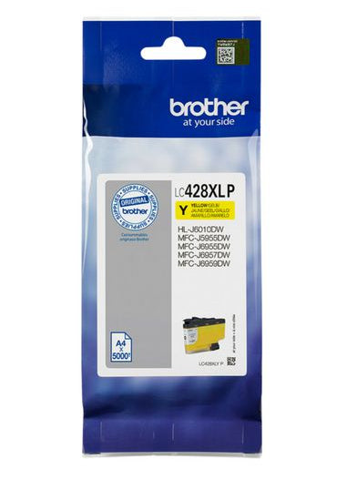 Brother LC-428XLYP Cartouche d'Encre Originale, Jaune