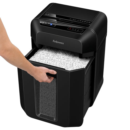 Fellowes AutoMax 90M destructeur de papier Découpage par micro-broyage Noir - vue 7