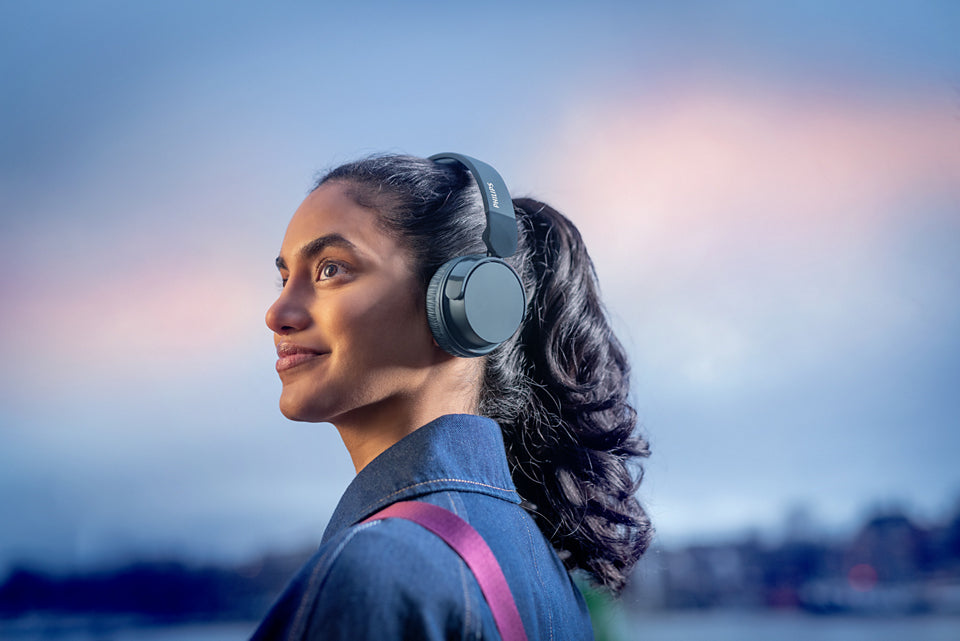Philips 4000 series TAH4209BL/00 casque Sans fil Arceau Appels/Musique Bluetooth Bleu