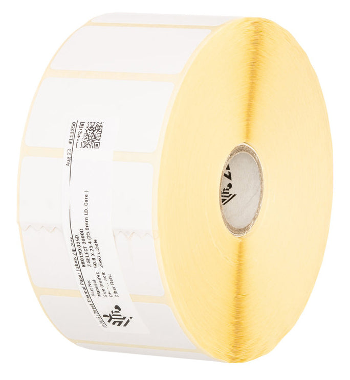 Zebra Z-Select 2000D Étiquettes Adhésives Blanches, 5,1 x 2,5 cm, Thermique Directe, 30960 Étiquettes