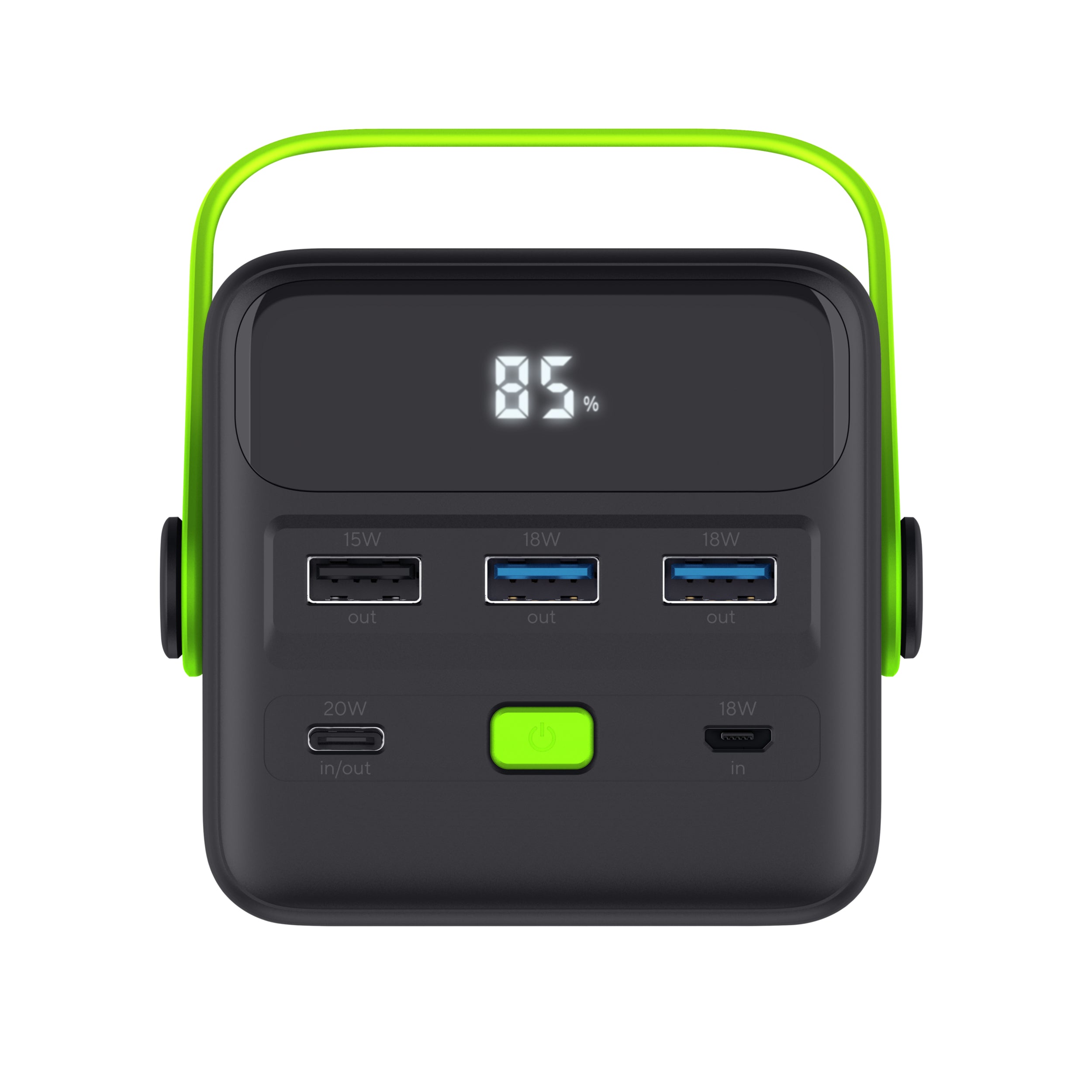 Trust Redoh XXL 50000 mAh Noir, Vert