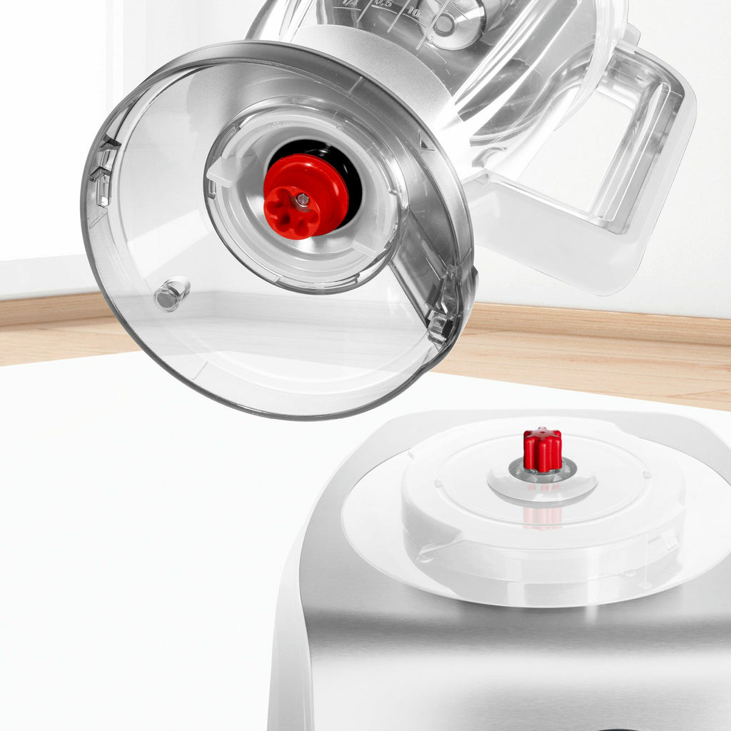 Bosch Bosch MC812S814 robot de cuisine 1250 W 3,9 L Acier inoxydable, Blanc