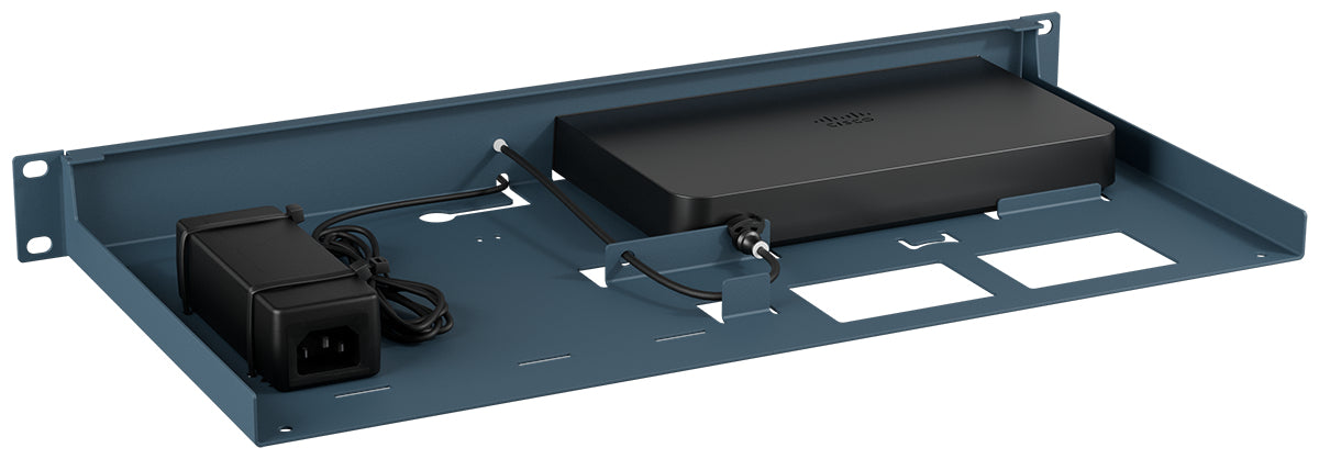 Équerre de Fixation Rackmount.IT RM-CI-T26, Couleur Bleu