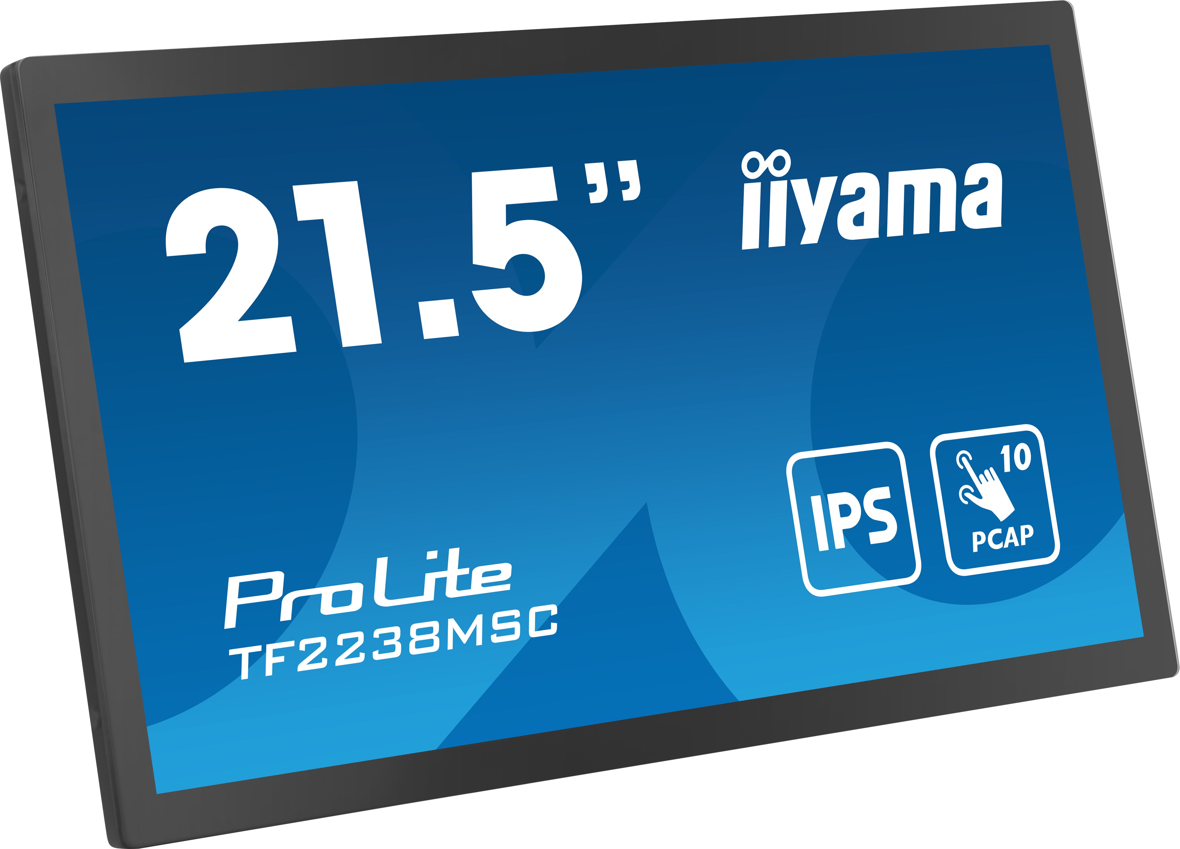 iiyama TF2238MSC-B1 écran plat de PC 53,3 cm (21") 1920 x 1080 pixels Full HD LED Écran tactile Noir
