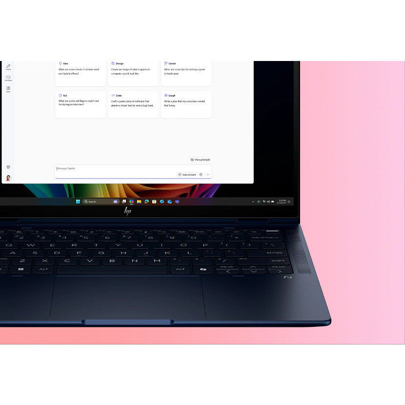 HP EliteBook X Flip EBXFlG1i14AI U5 228V 14 32GB/512 PC N Copilot+ PC Intel Core Ultra 5 Hybride (2-en-1) 35,6 cm (14") Écran tactile WUXGA 32 Go LPDDR5x-SDRAM 512 Go SSD Wi-Fi 7 (802.11be) Windows 11 Pro Bleu