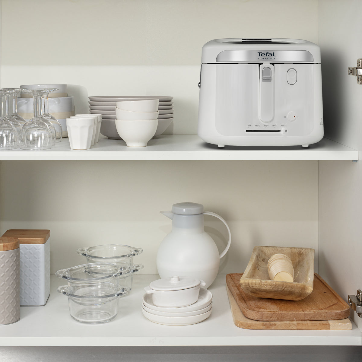 Tefal Filtra Vision FF2541E0 friteuse Unique 2,1 L Autonome 1900 W Blanc