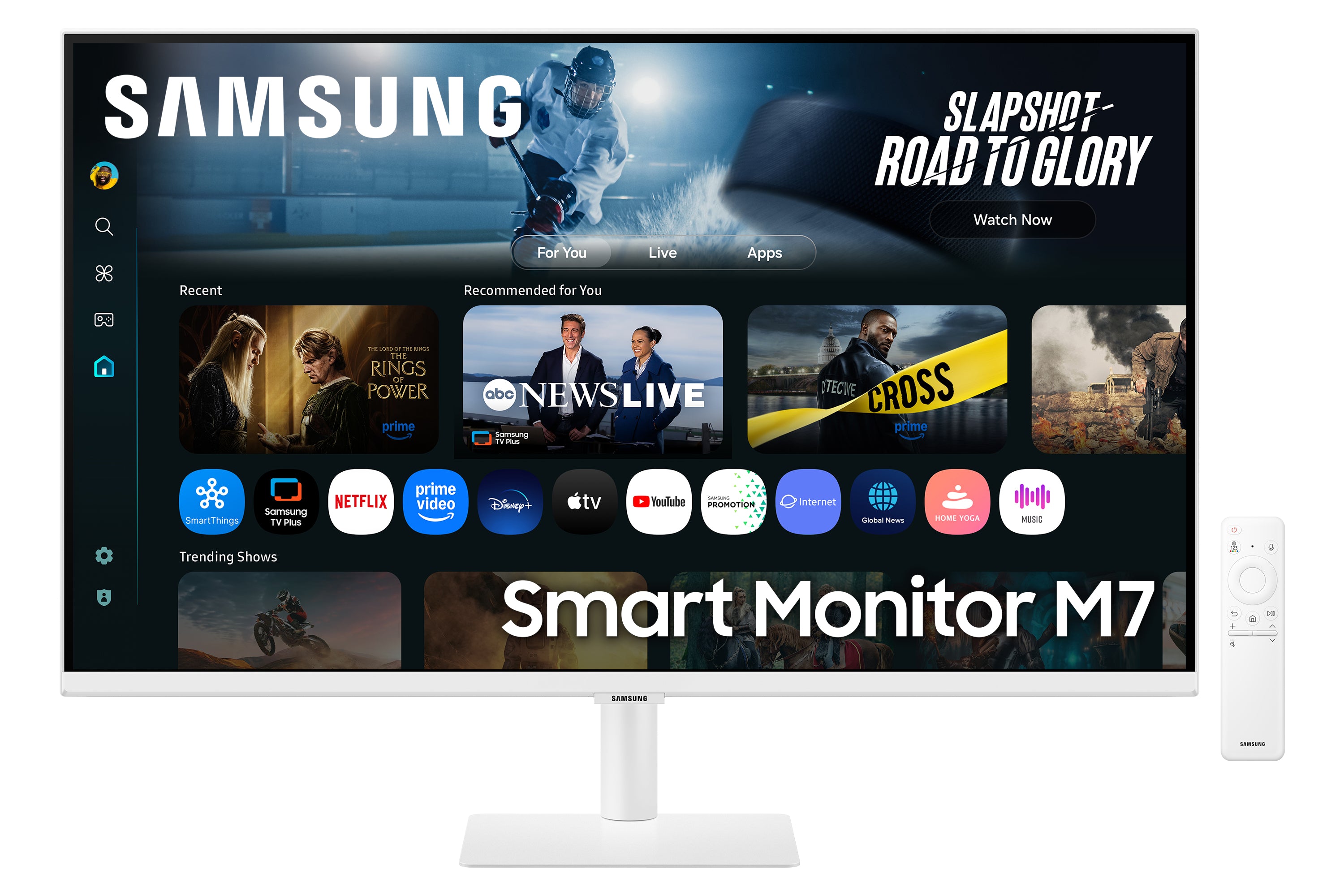 Samsung M7 M70F écran plat de PC 81,3 cm (32") 3840 x 2160 pixels 4K Ultra HD LED Blanc