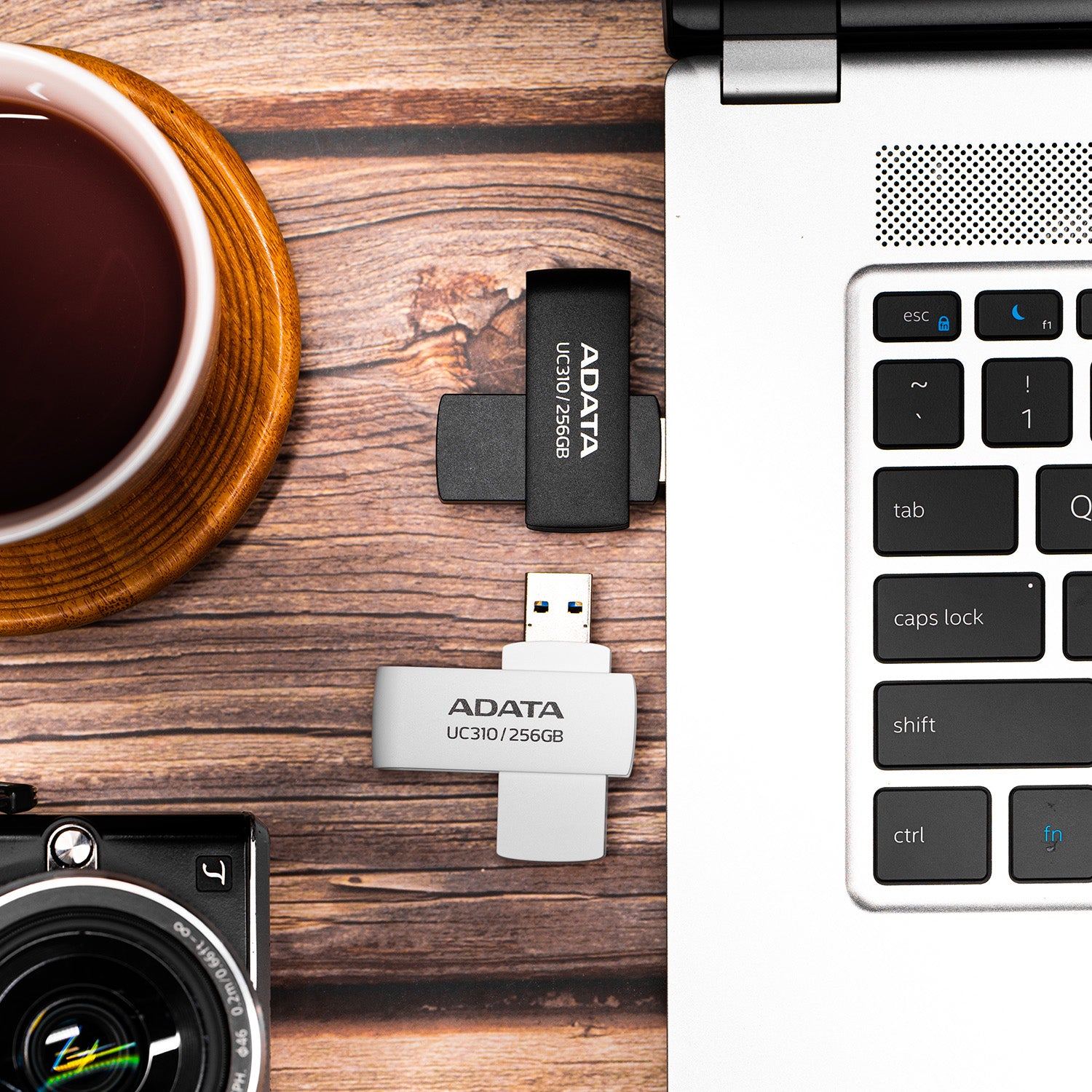 ADATA UC310 lecteur USB flash 256 Go USB Type-A 3.2 Gen 1 (3.1 Gen 1) Blanc