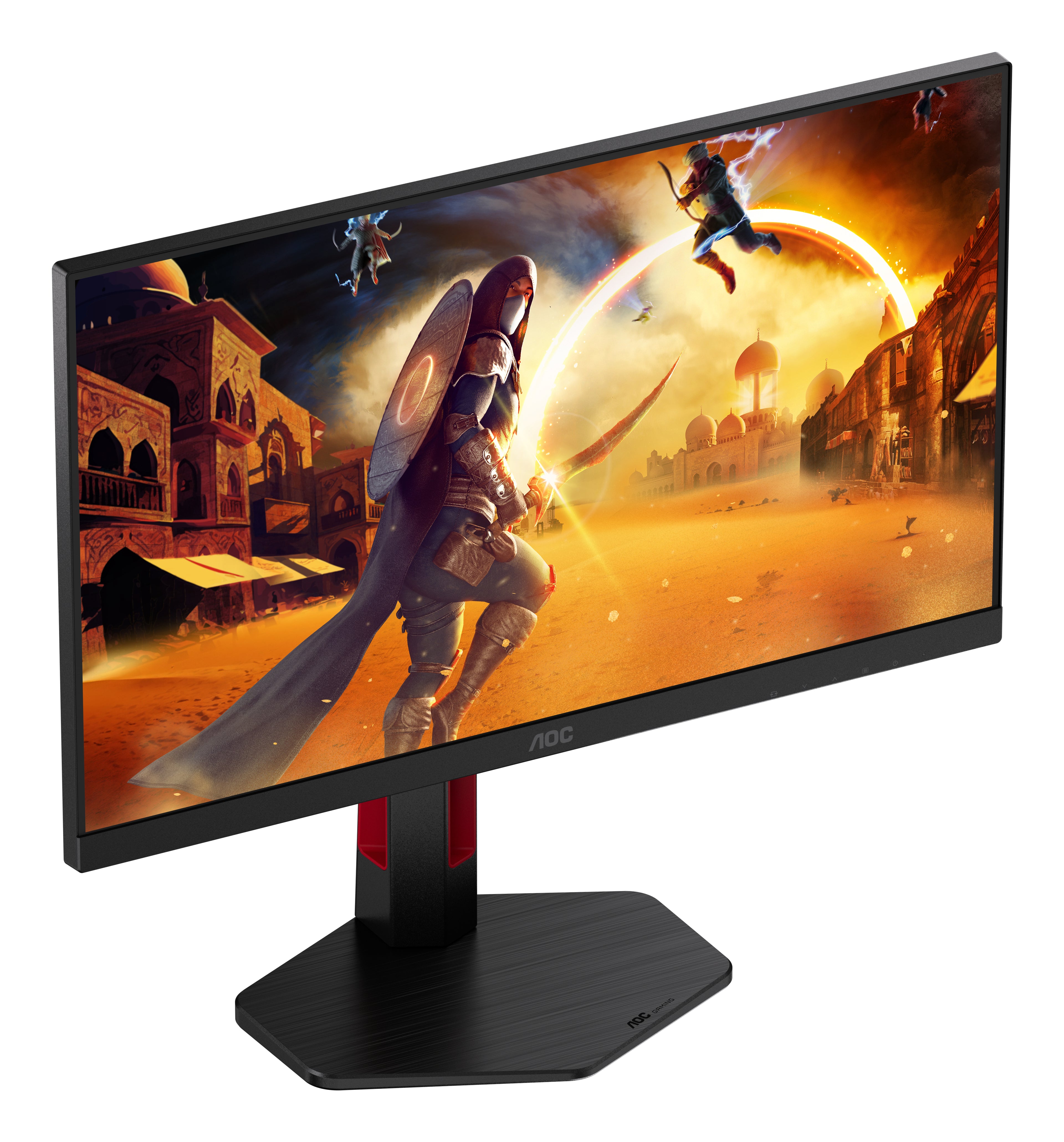 AOC G4 24G4ZR écran plat de PC 60,5 cm (23.8") 1920 x 1080 pixels Full HD LED Noir, Rouge