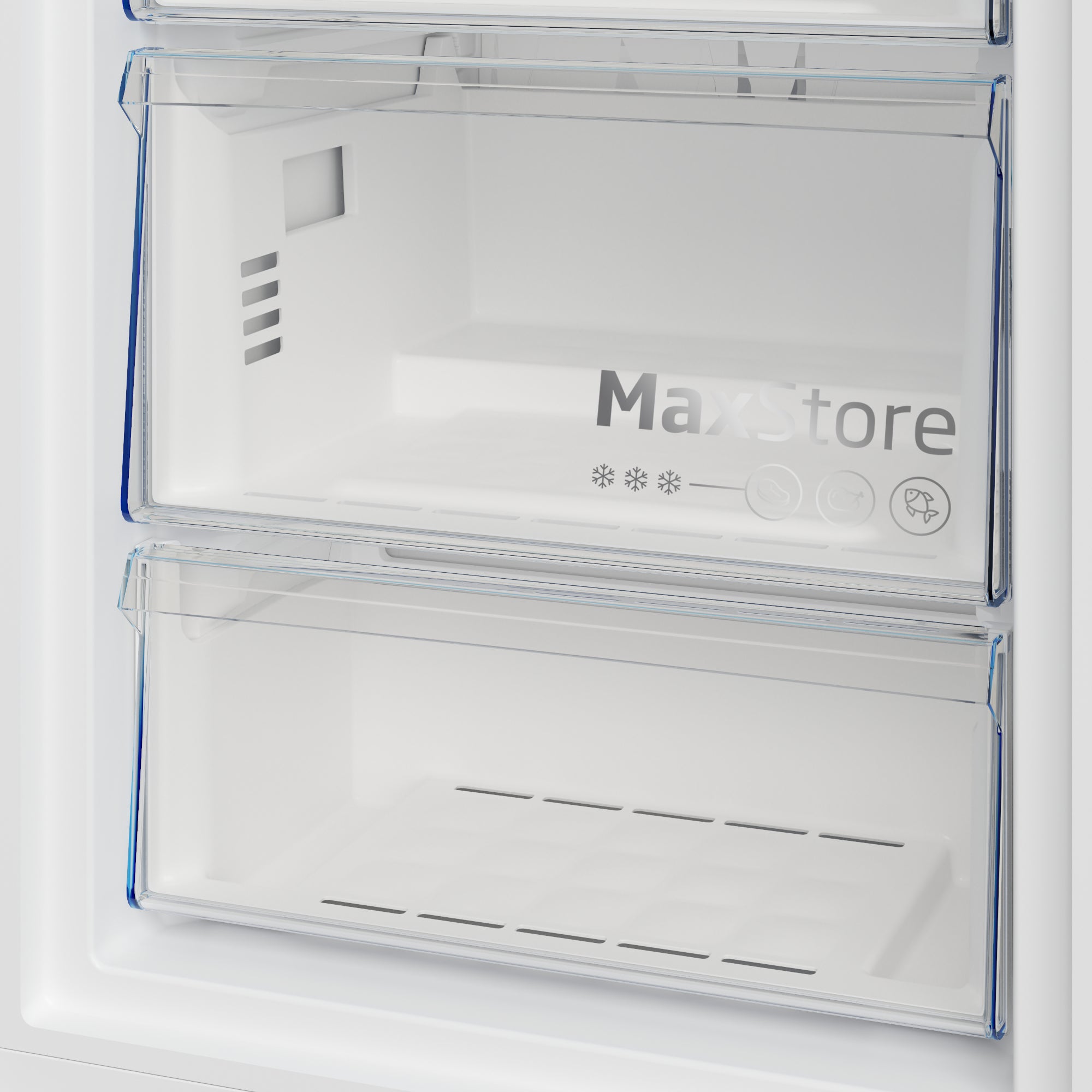 Beko B3RMFNE314XB congélateur Congélateur vertical Pose libre 286 L Acier inoxydable