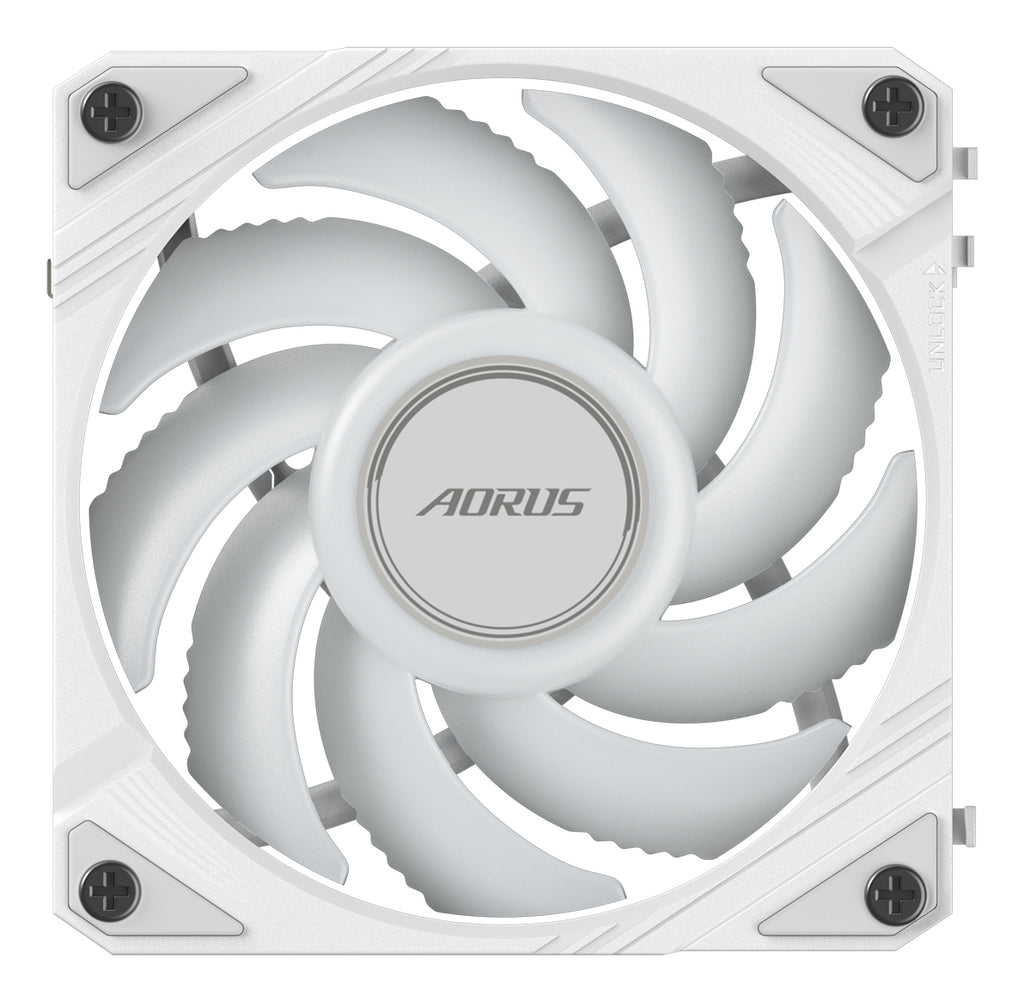 Gigabyte AORUS EZ CHAIN FAN 120 ICE Ventilateur 12 cm Blanc