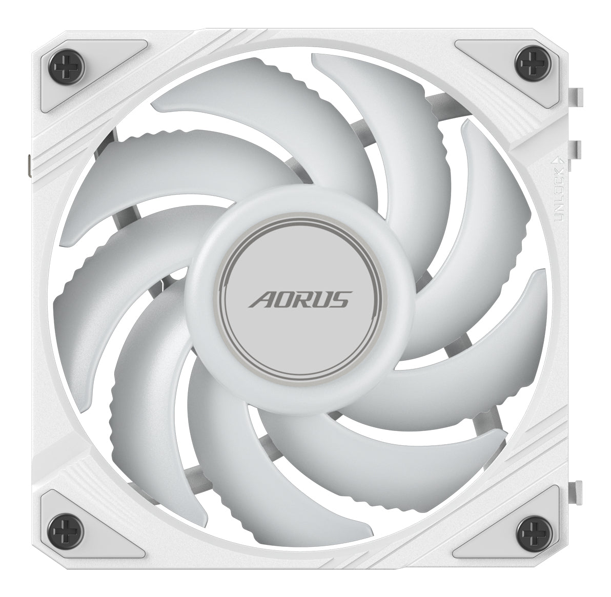 Gigabyte AORUS EZ CHAIN FAN 120 ICE Ventilateur 12 cm Blanc
