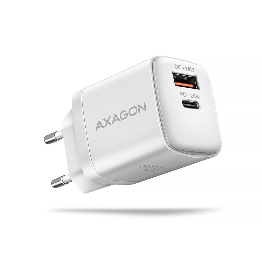 Axagon ACU-PQ20W chargeur d'appareils mobiles Universel Blanc Secteur Charge rapide Intérieure
