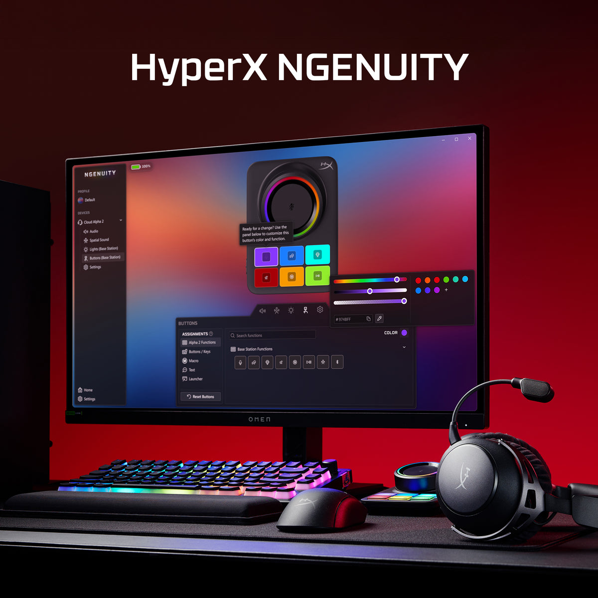 HyperX Cloud Alpha 2 Casque Gamer Sans Fil