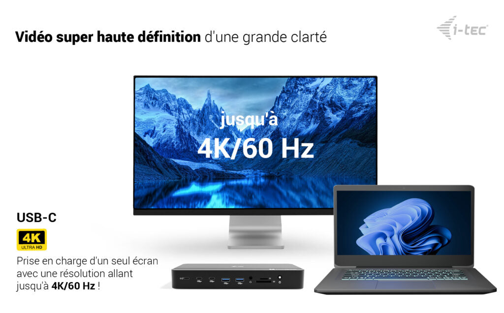 i-tec Thunderbolt 5 Triple Display Docking Station, M.2 slot, 6x USB, 2.5GLAN + Power Delivery 140W