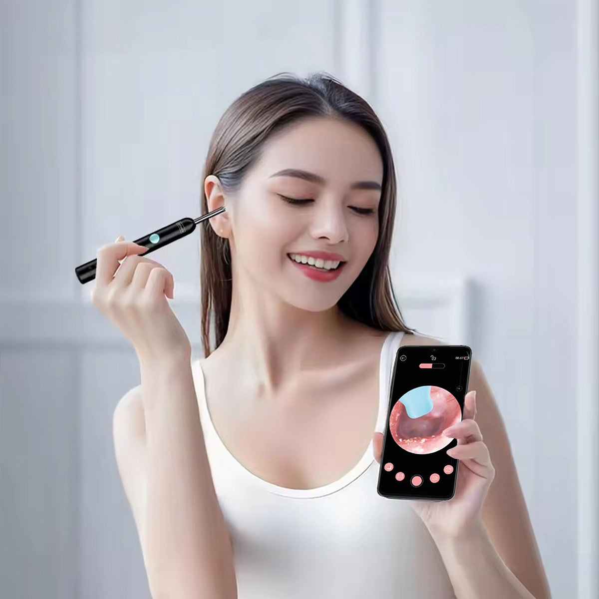 Endoscope, otoscope, appareil de nettoyage des oreilles, cire, caméra WiFi SMART Zenwire Y24