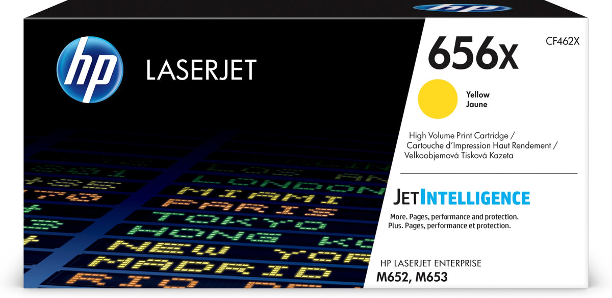 HP 656X Toner LaserJet Jaune Haute Capacité