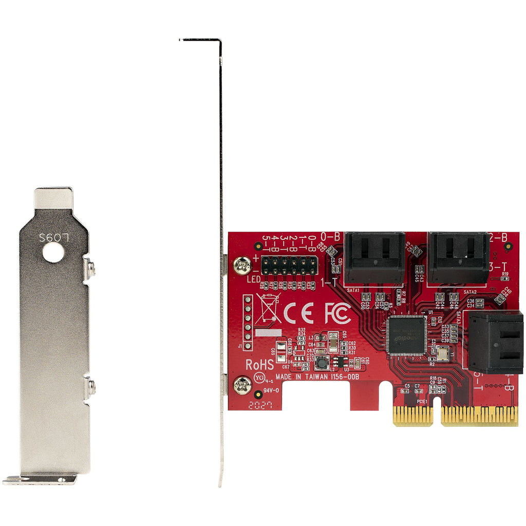 StarTech.com Carte Contrôleur PCIe SATA 6 ports 6Gbps ASM1166 Non-Raid PCI Express 3.0