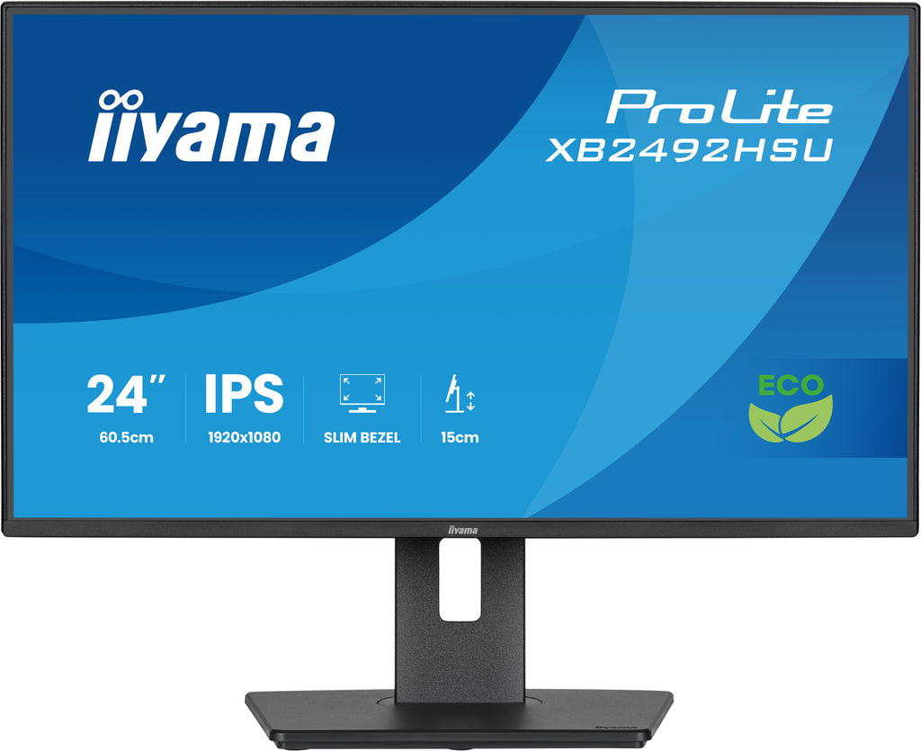 iiyama ProLite XB2492HSU-B1 écran plat de PC 60,5 cm (23.8") 1920 x 1080 pixels Full HD LED Noir