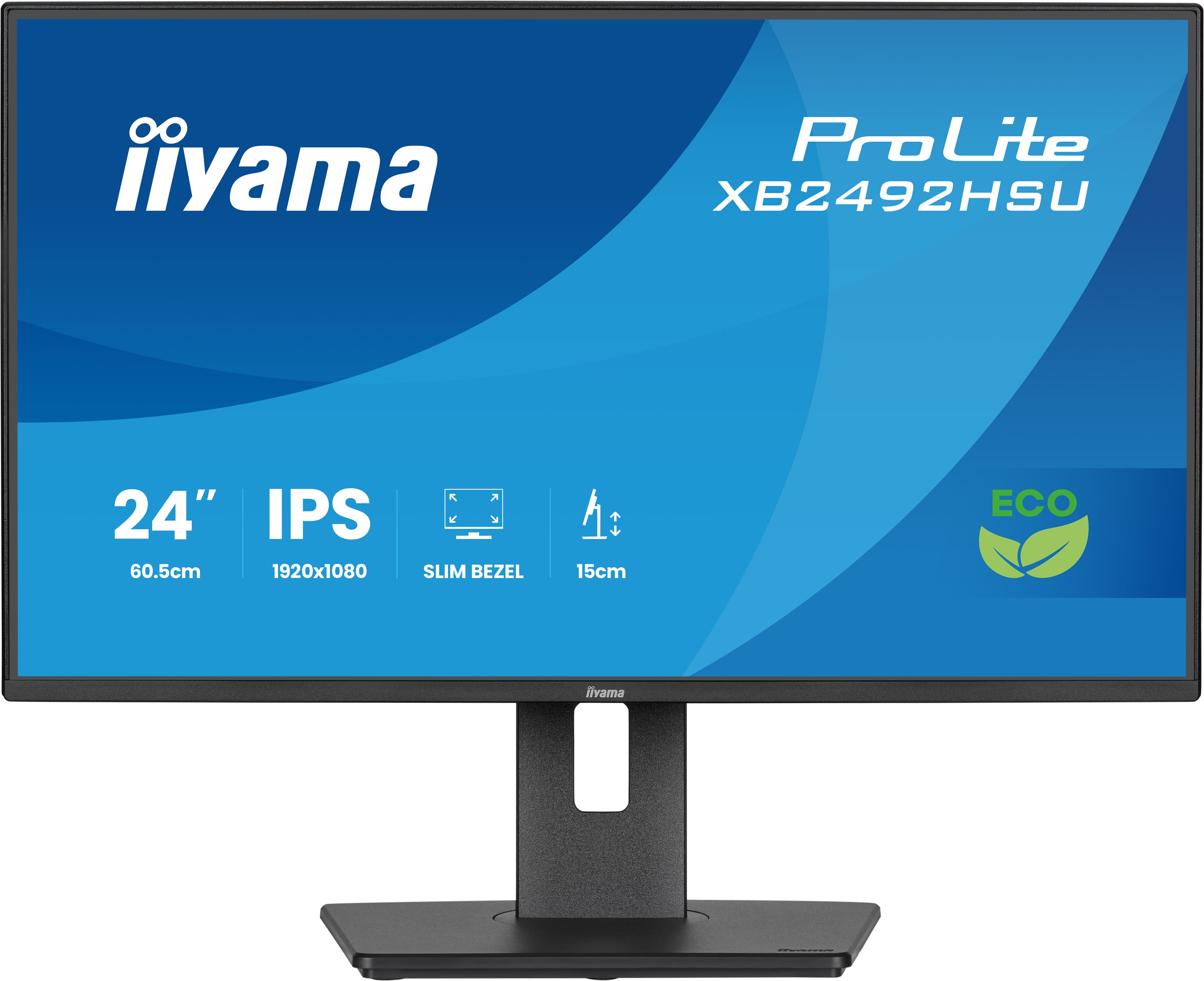 iiyama ProLite XB2492HSU-B1 écran plat de PC 60,5 cm (23.8") 1920 x 1080 pixels Full HD LED Noir