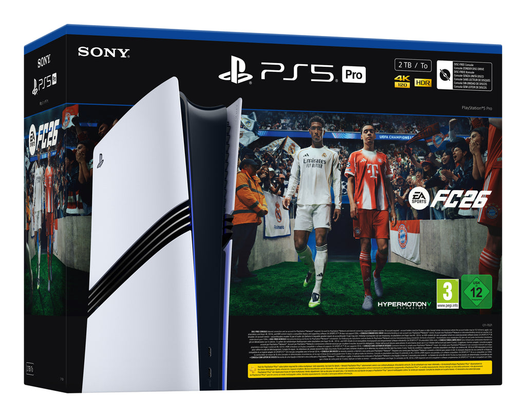 Sony Sony PlayStation 5 Pro + EA Sports FC 26 Bundle 2 To Wifi Noir, Blanc
