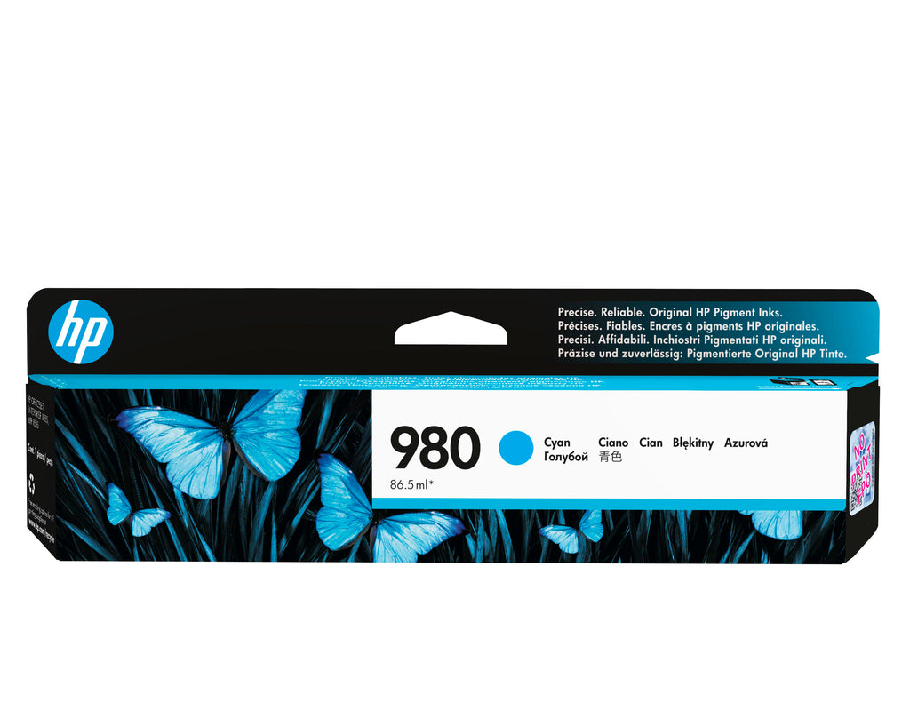 HP 980 Cartouche d'encre cyan authentique