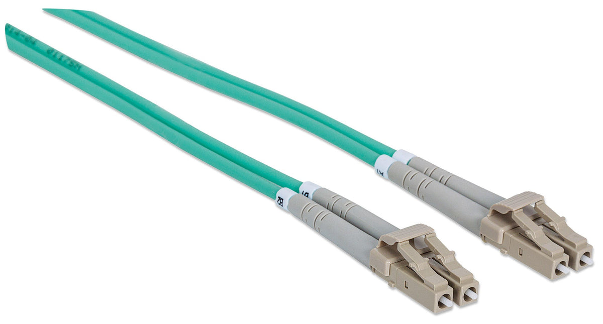 Intellinet 750066 Câble InfiniBand et Fibres Optiques OM3 LC-LC 3m Aqua