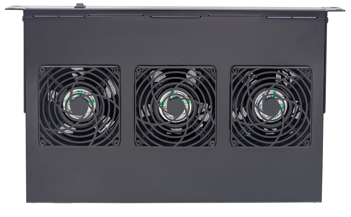 Intellinet Unité de ventilation à 3 ventilateurs pour racks 19", 1U, noire, garantie à vie - vue 5