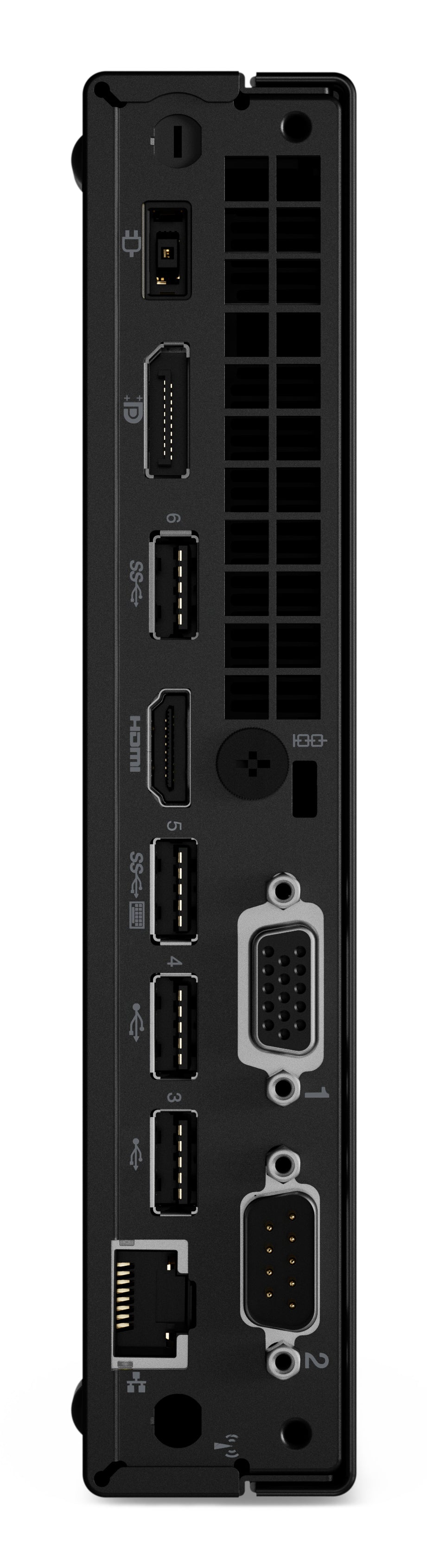 Lenovo ThinkCentre M75q Gen 2 AMD Ryzen™ 5 5600GE 8 Go DDR4-SDRAM 256 Go SSD Mini PC Noir