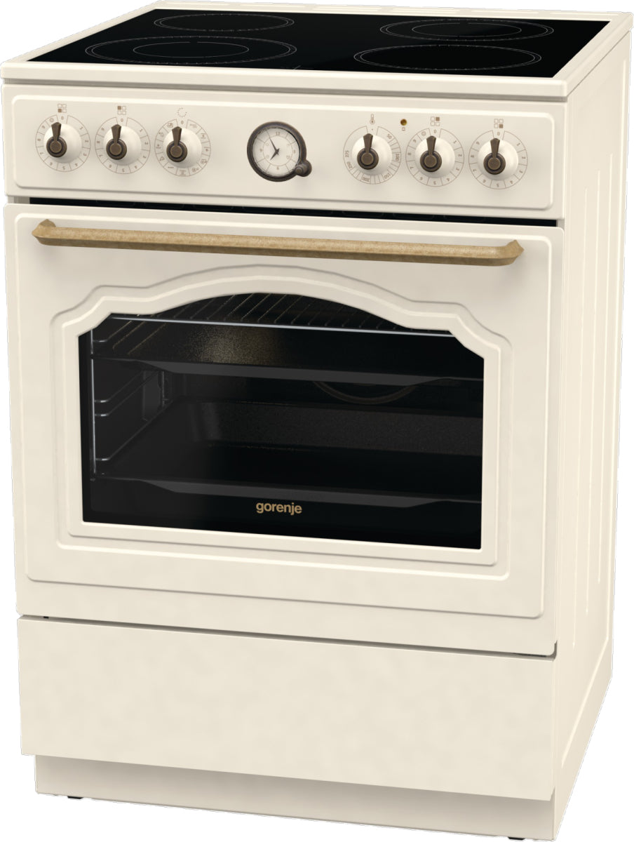 Gorenje GECS6B70CLI Cuisinière Céramique Beige