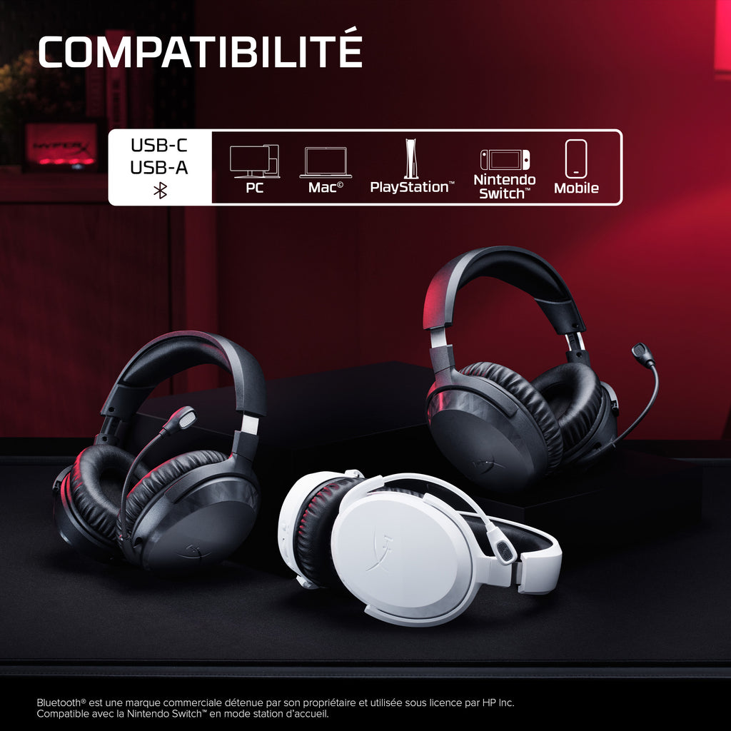 HyperX Casque de jeu sans fil Cloud Stinger 3 PlayStation - vue 6